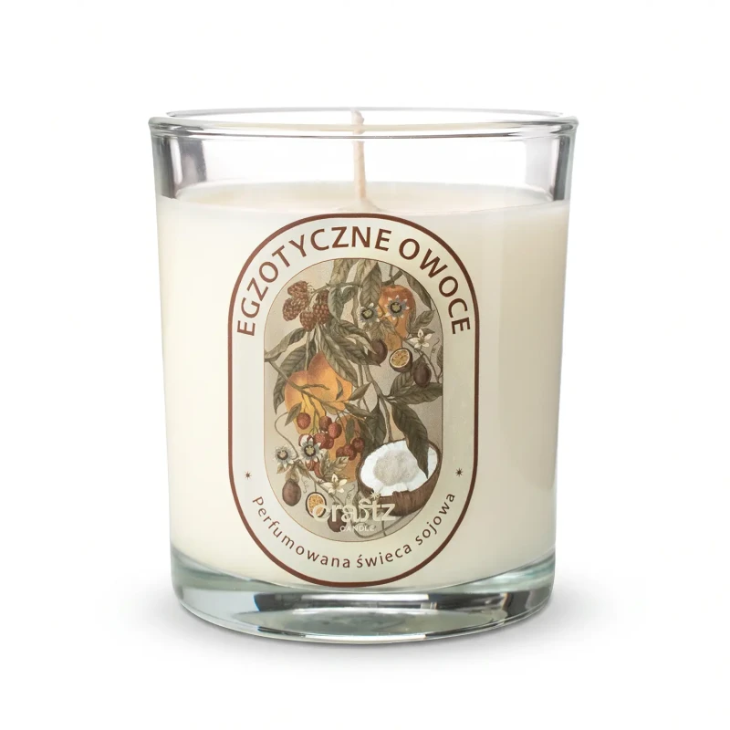 egzotyczne_owoce_swieca.webpŚwieca sojowa Egzotyczne Owoce 165 g w szklanym naczyniu – Craftz Candle