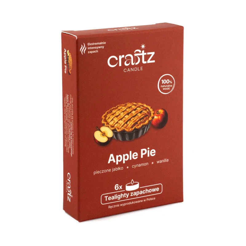 Tealighty zapachowe Apple Pie 6 sztuk – Craftz Candle