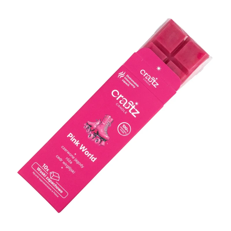Woski zapachowe Pink World 10 sztuk w opakowaniu – Craftz Candle