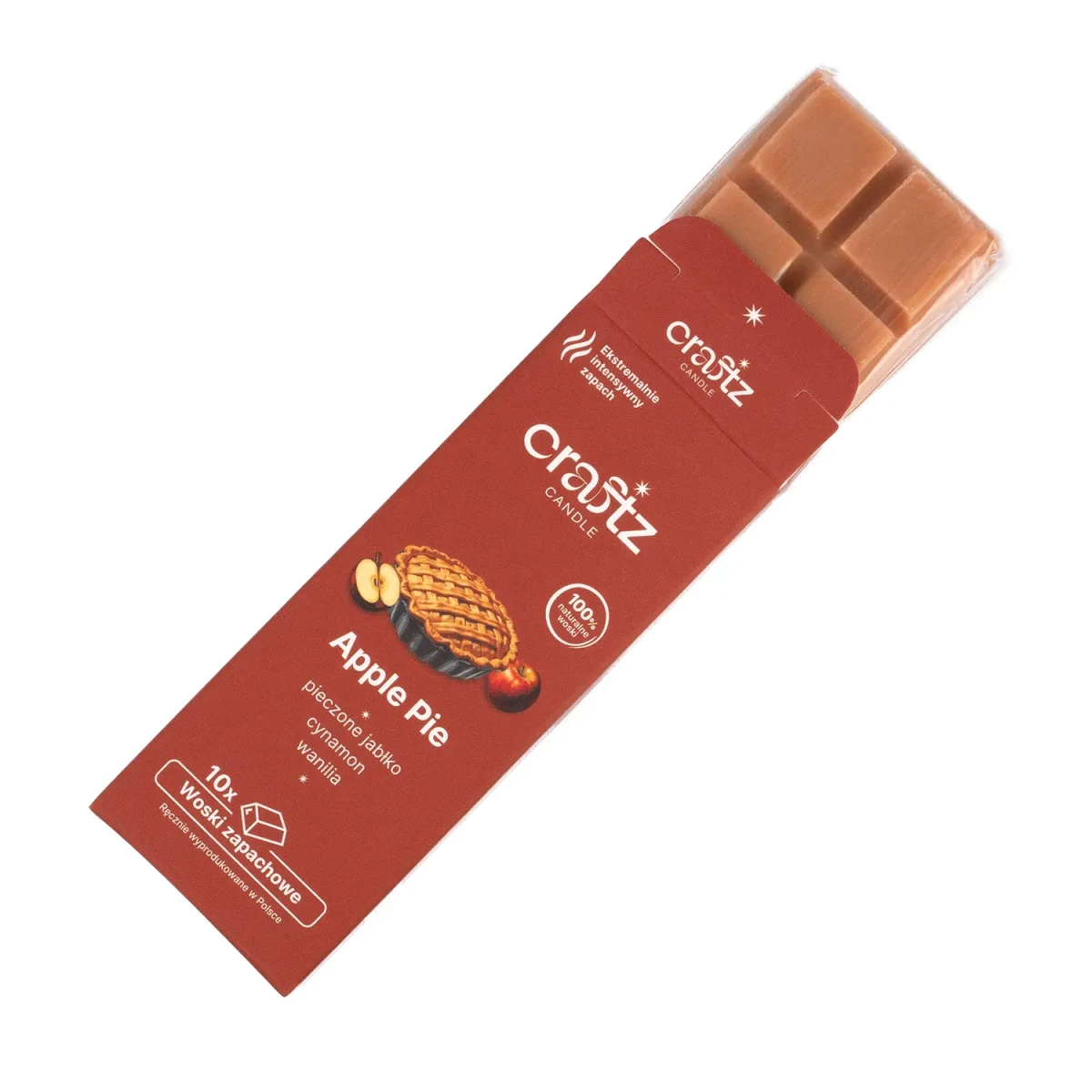 Woski zapachowe Apple Pie 10 sztuk w opakowaniu – Craftz Candle