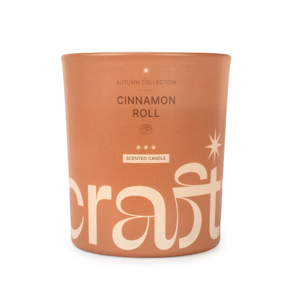 Świeca zapachowa Cinnamon Roll – Autumn Collection – Craftz Candle