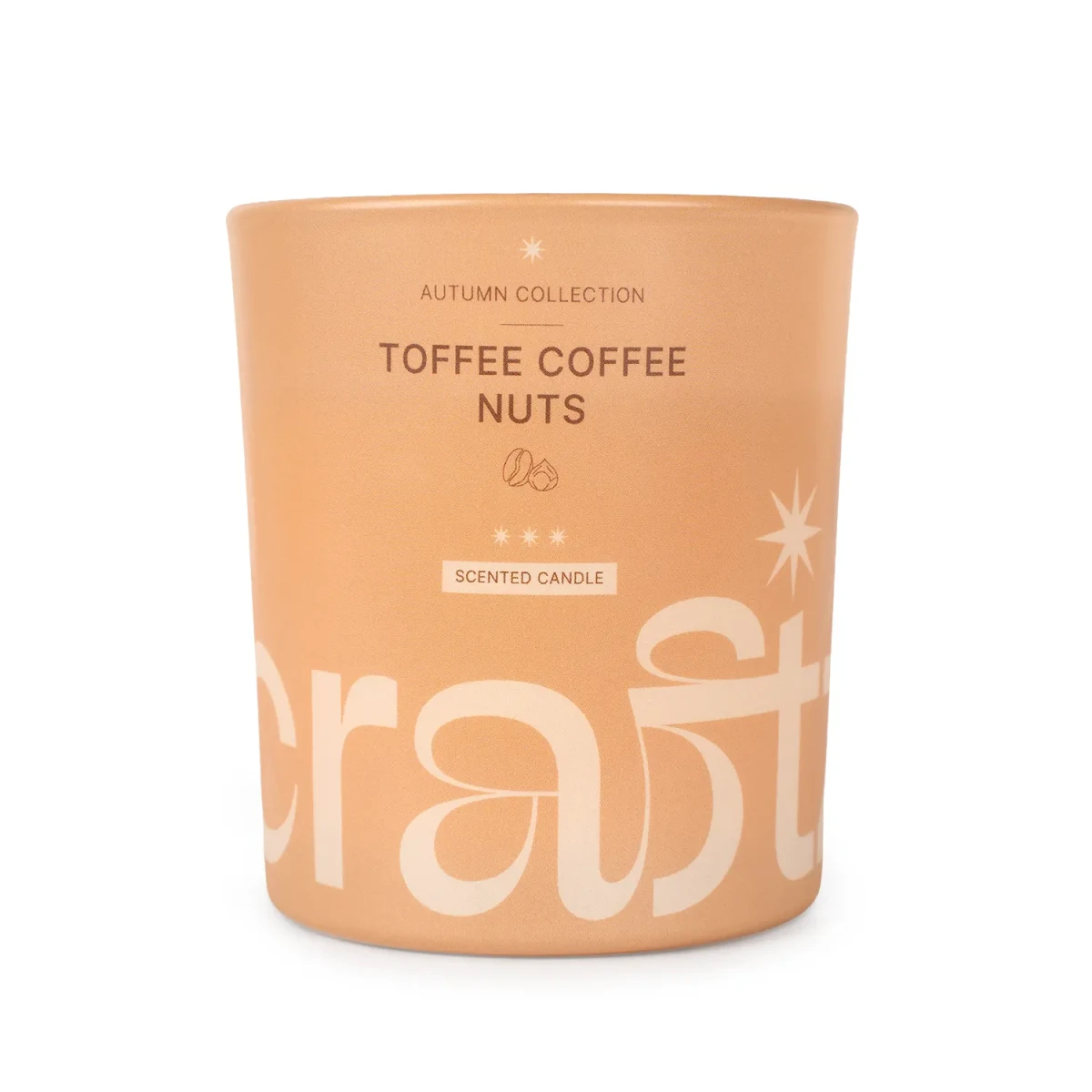 Świeca zapachowa Toffee Coffee Nuts – Autumn Collection – Craftz Candle